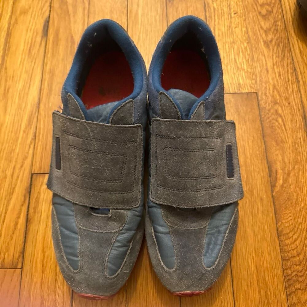 Vintage Diesel Women's Navy and Blue Trainers